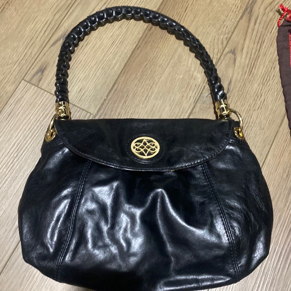 Antonio Melani Black Leather Bag